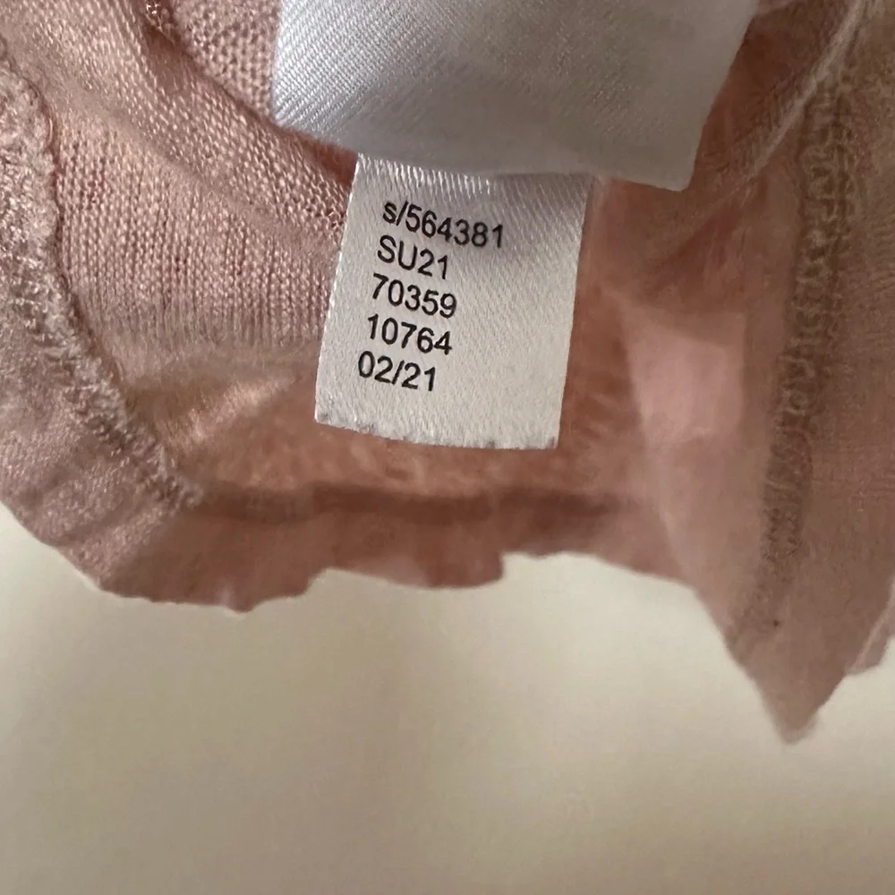 Lou & Grey 100% Linen High Neck Tank Top Size Large Breathable Lightweight - Picture 7 of 7